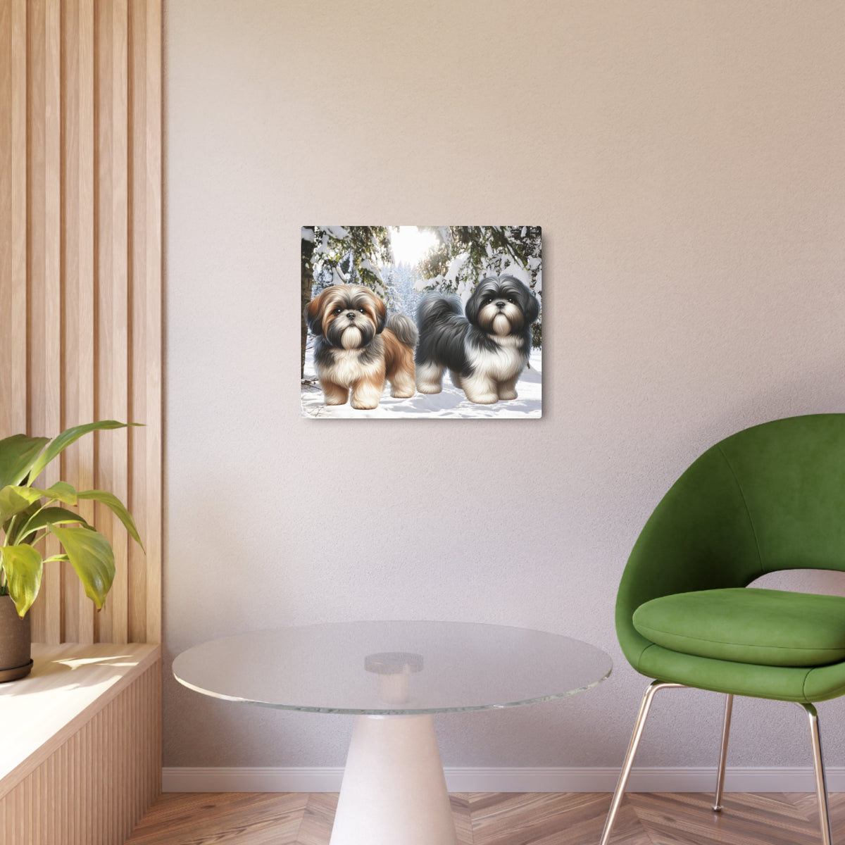 Shih Tzu Dog Breed Metal Art Sign