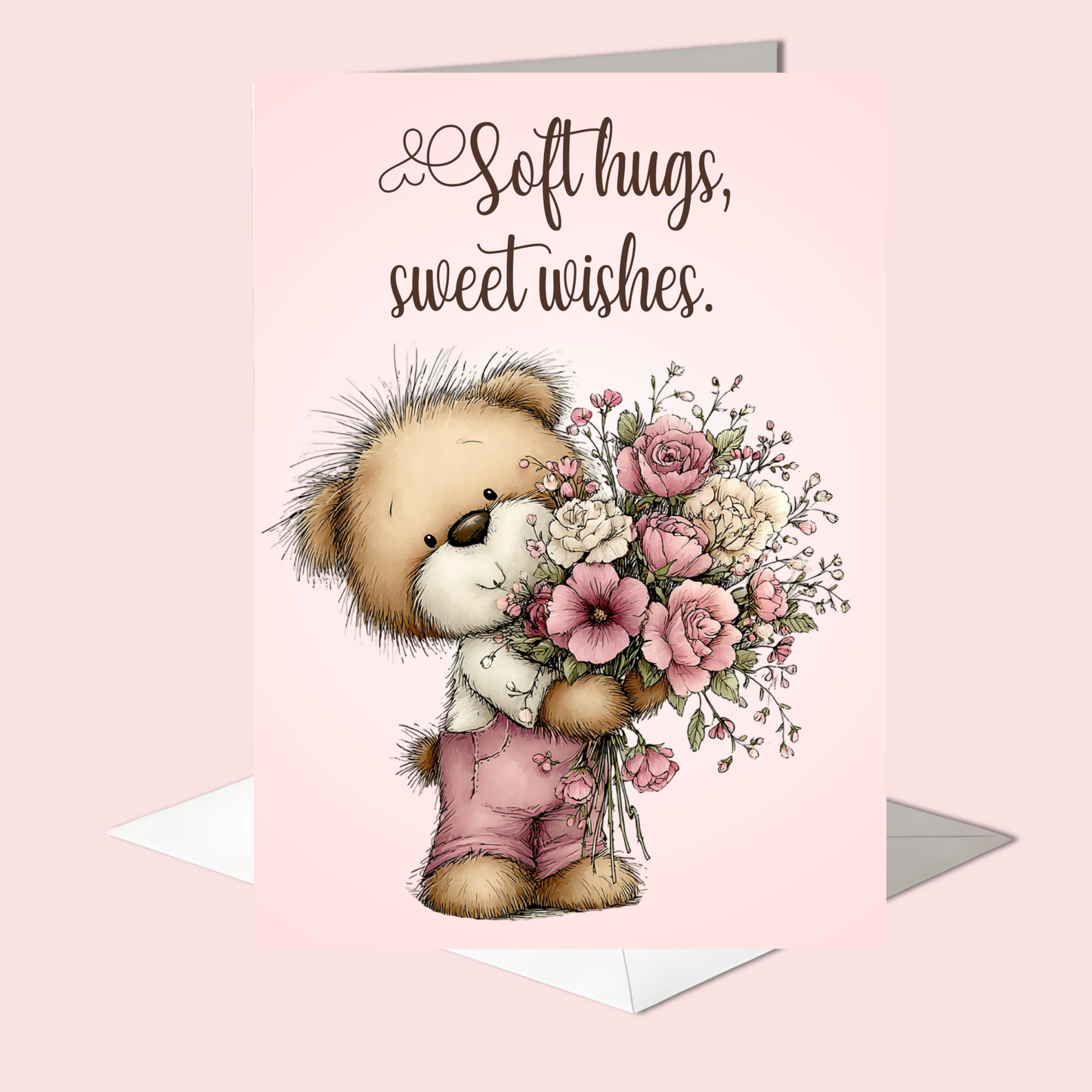 The Beautiful Blossom Bears Collection Greeting Cards: Soft Hugs, Sweet Wishes