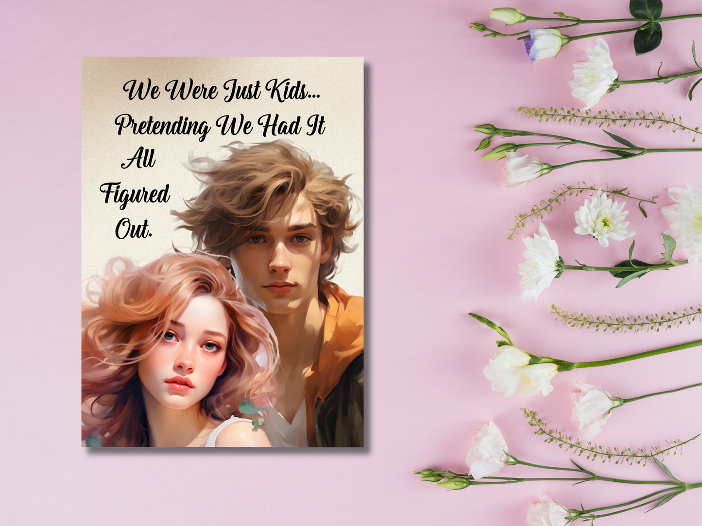 The Know It All Years Collection Greeting Card: Teen nostalgia We Were Just Kids...Pretending We Had It...