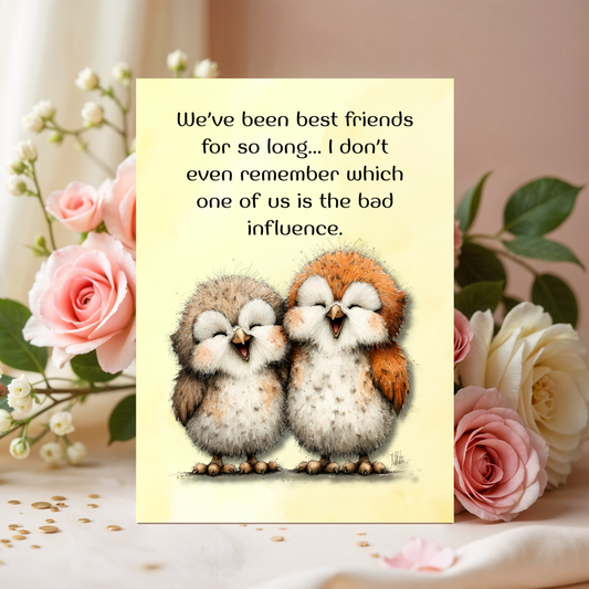 The Forever Friends Collection Greeting Card: We've Been Friends For So Long... I Don't Remember Which One of Us...
