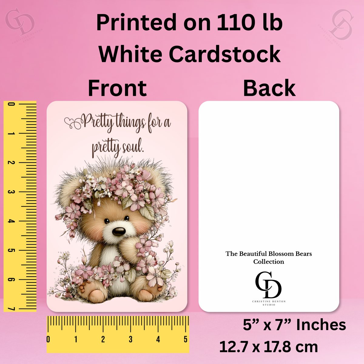 The Beautiful Blossom Bear Collection Greeting Cards: Pretty Things for a pretty soul