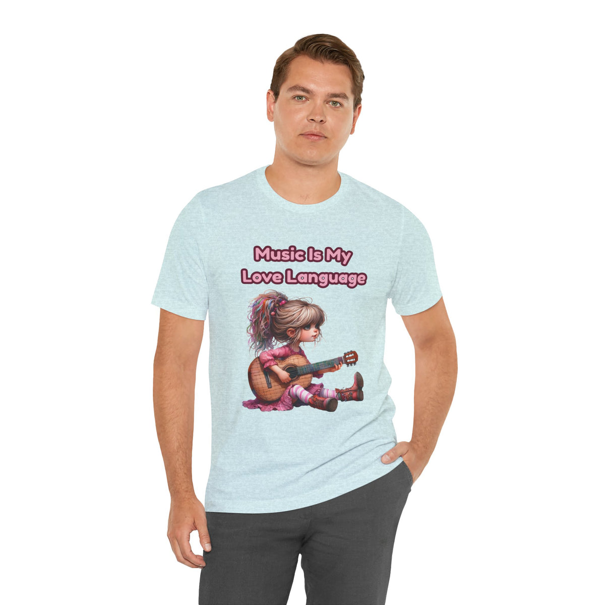 Music Is My Love Language Guitar Tee