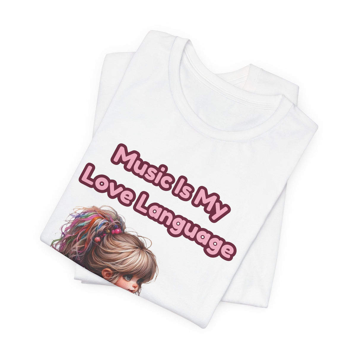 Music Is My Love Language Guitar Tee