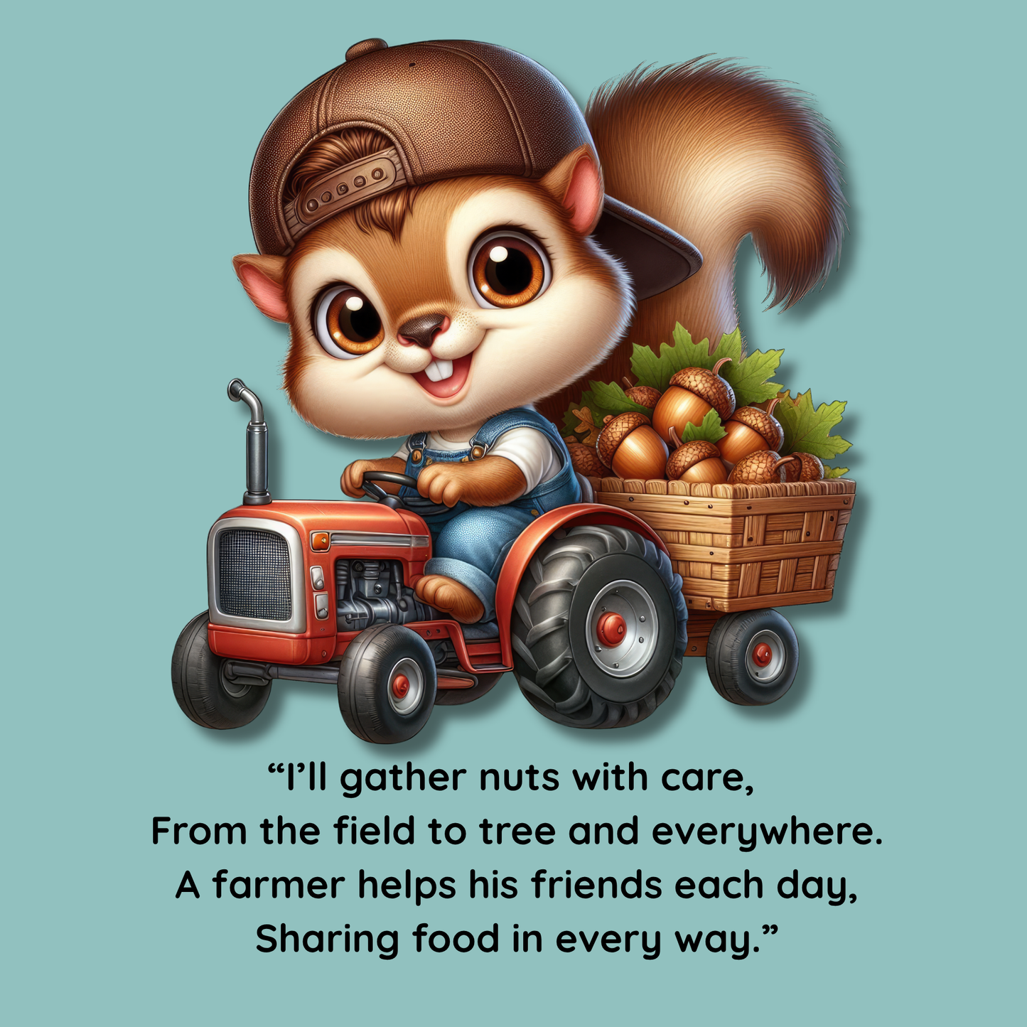 When I Grow Up I Want to be a Farmer Children's Book, Delightful Animal Images