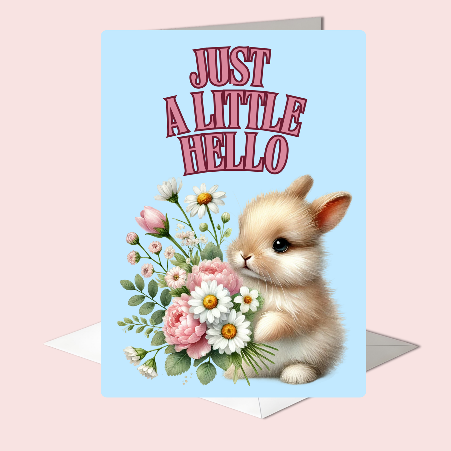 The Bunny Wishes Collection Greeting Cards: Just A Little Hello