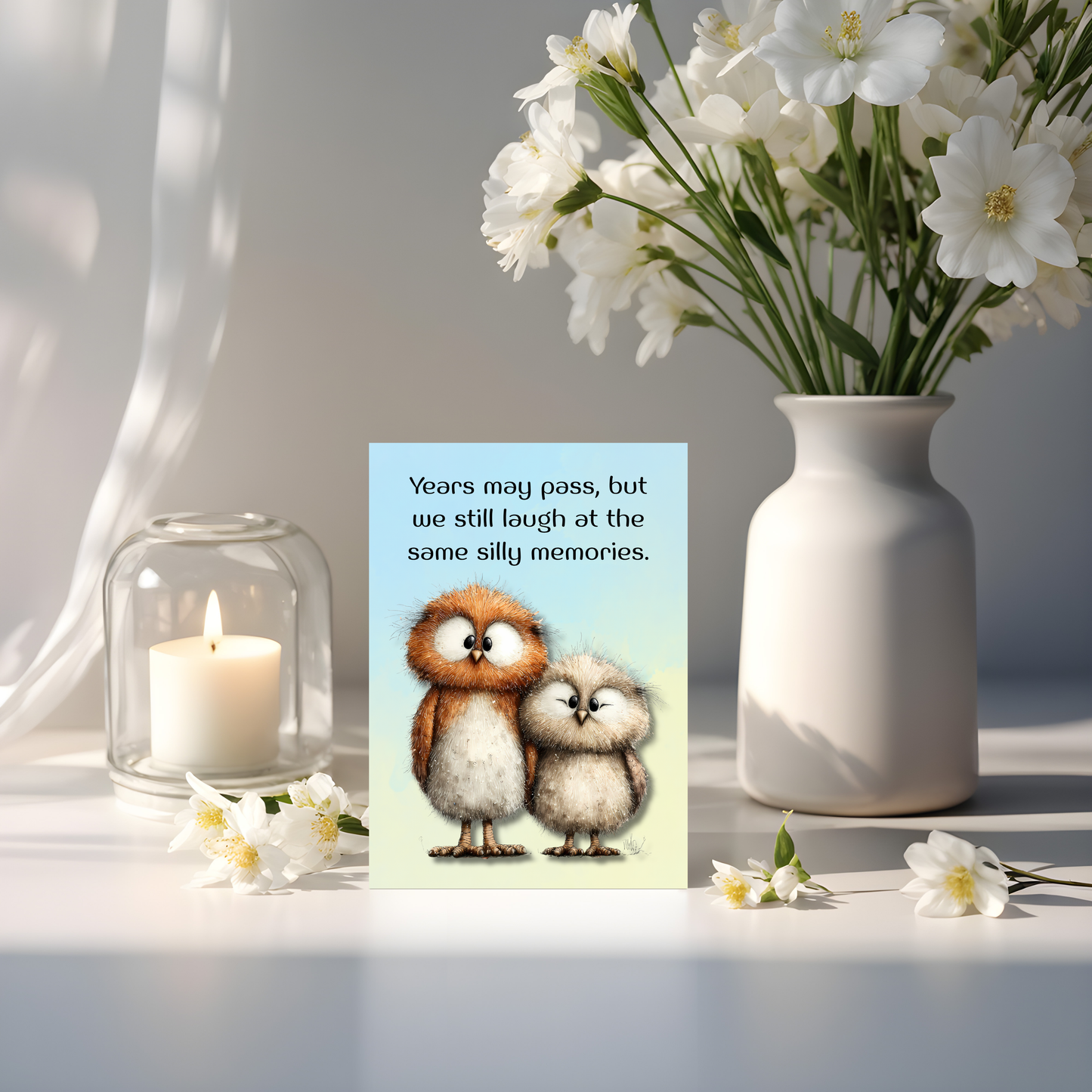 The Forever Friends Collection Greeting Card:   Years May Pass, But We Still Laugh At The Same Silly Memories.