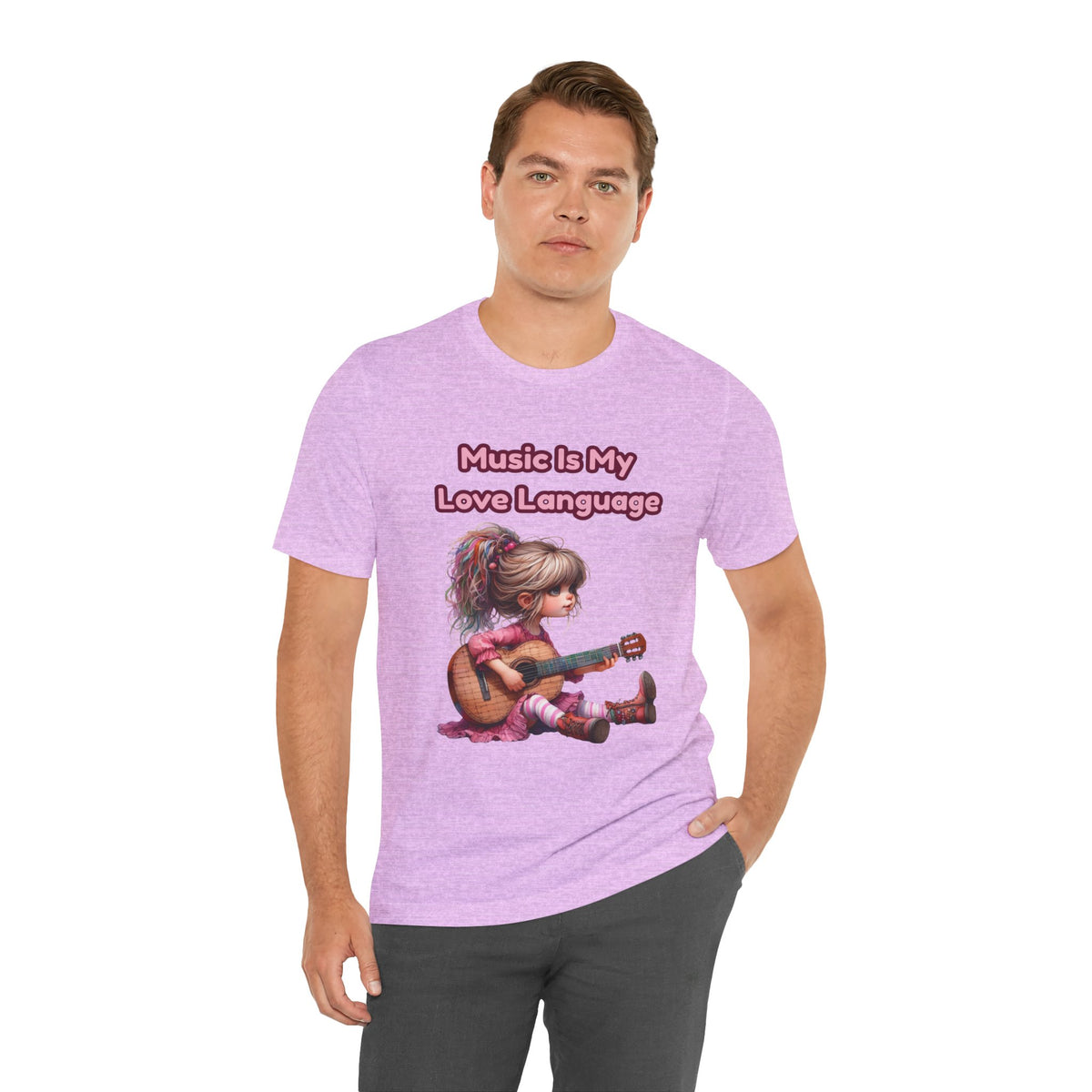 Music Is My Love Language Guitar Tee