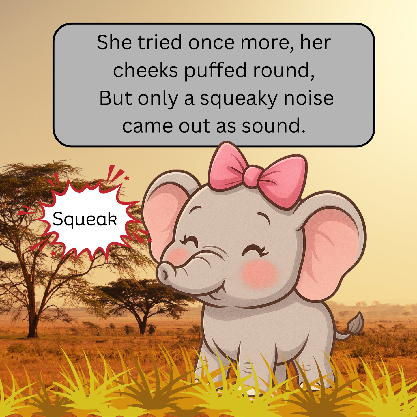 Lil’ Noots Toots: A Cute Elephant Story About Courage, Perseverance.