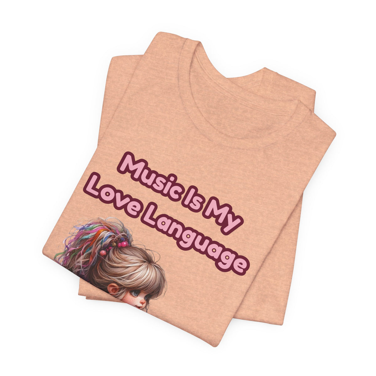 Music Is My Love Language Guitar Tee