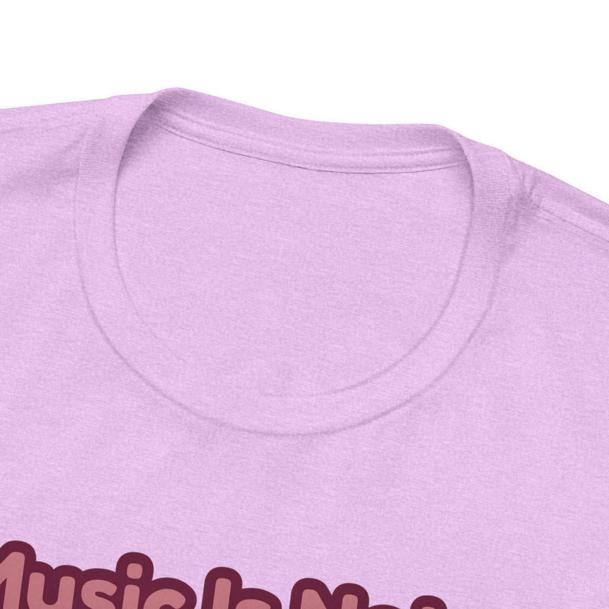 Music Is Not a Hobby It's a Heartbeat Tee - Cute Girl Guitar Graphic T-Shirt