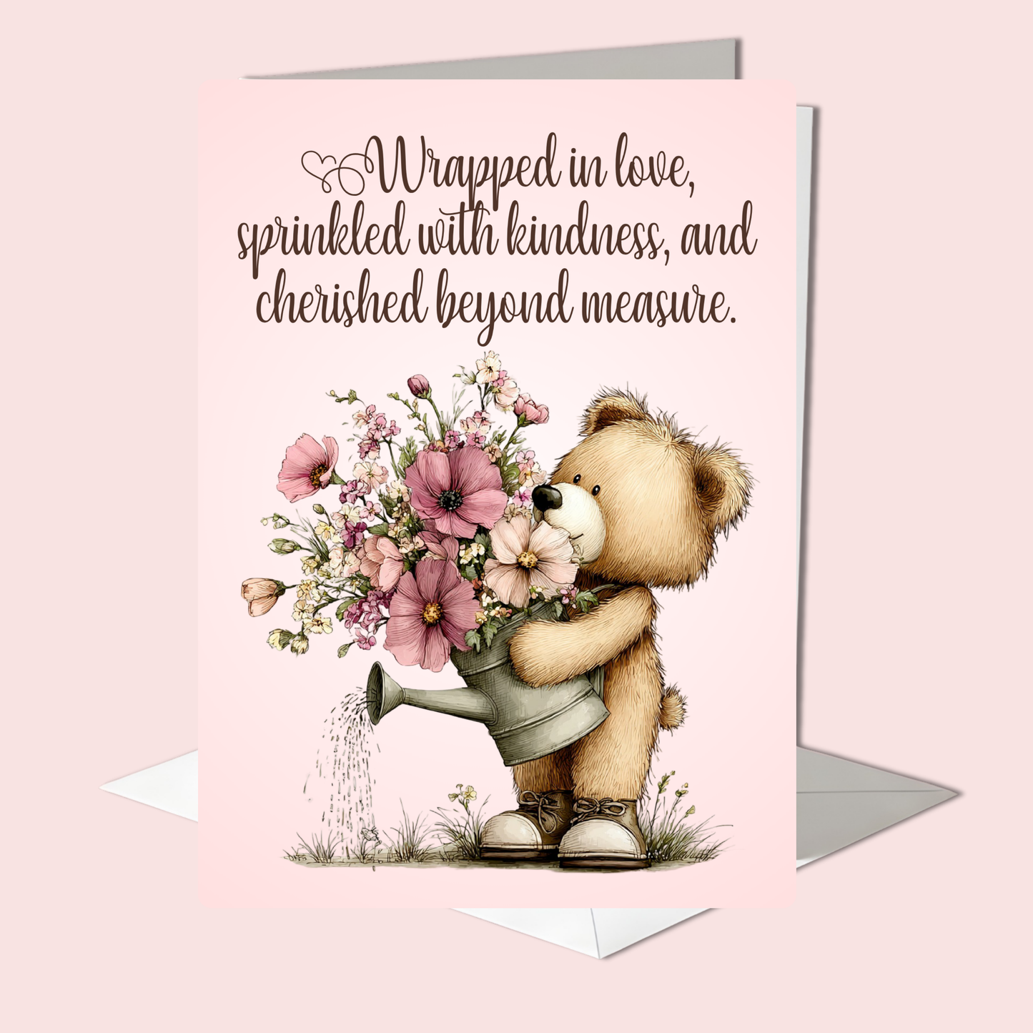 The Beautiful Blossom Bear Collection Greeting Cards: Wrapped in Love, Sprinkled with Kindness, and Cherished Beyond Measure.