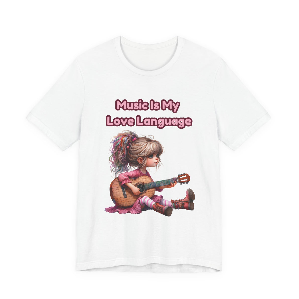 Music Is My Love Language Guitar Tee