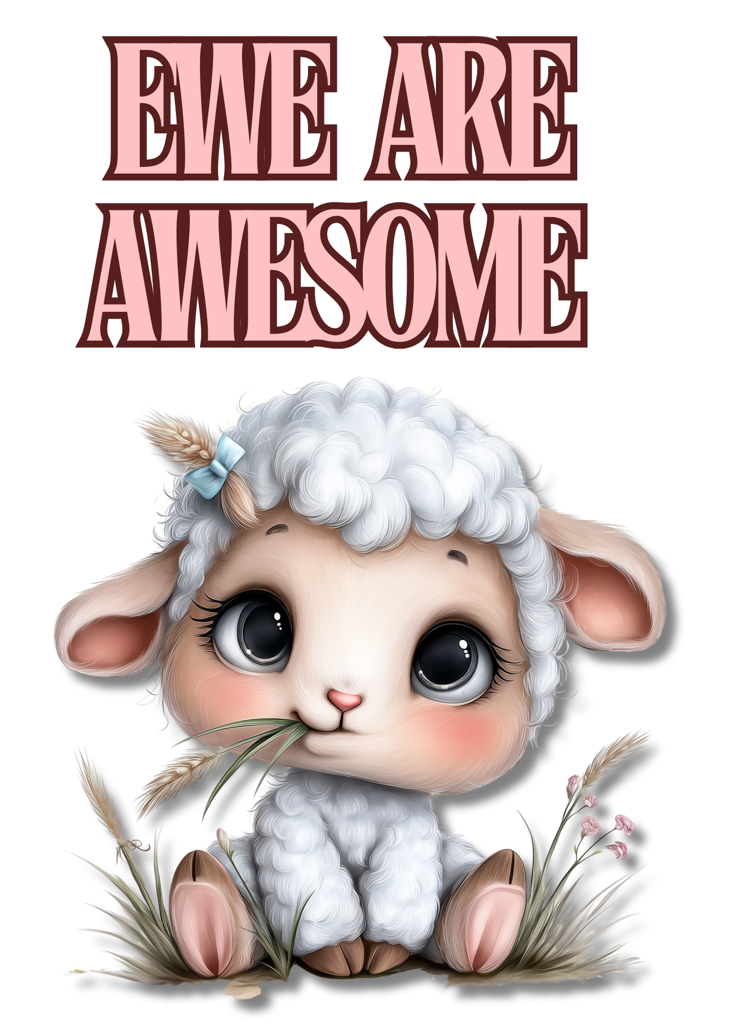 The Down Home Farm Collection Greeting Card: Ewe Are Awesome