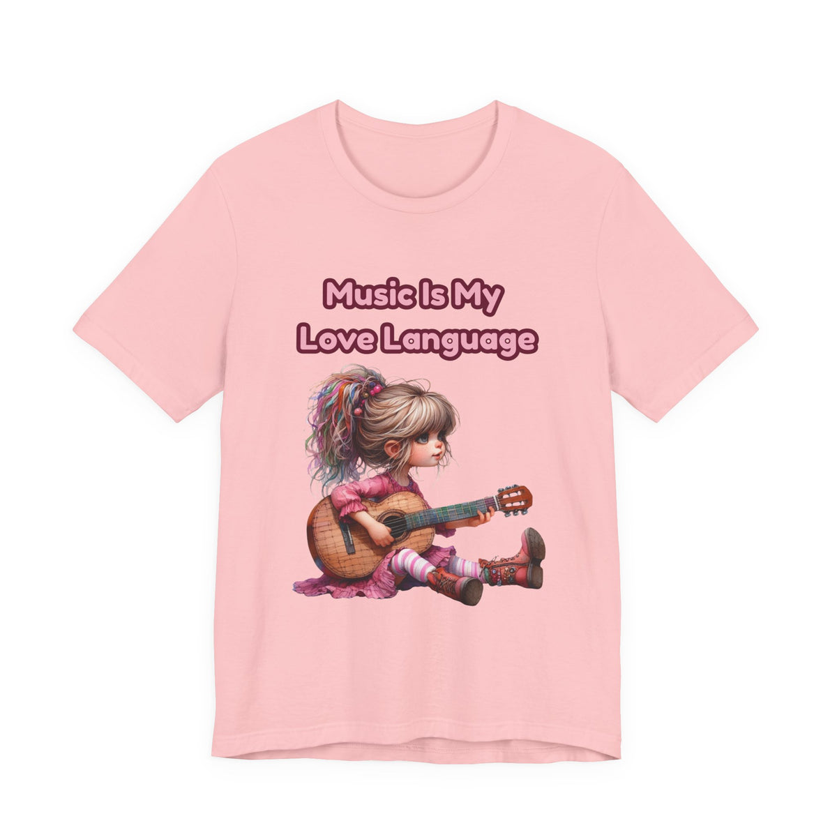 Music Is My Love Language Guitar Tee