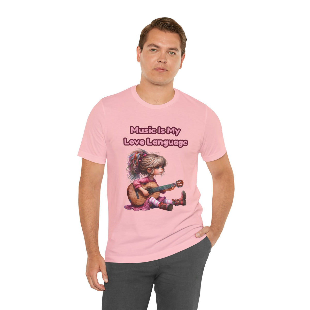 Music Is My Love Language Guitar Tee