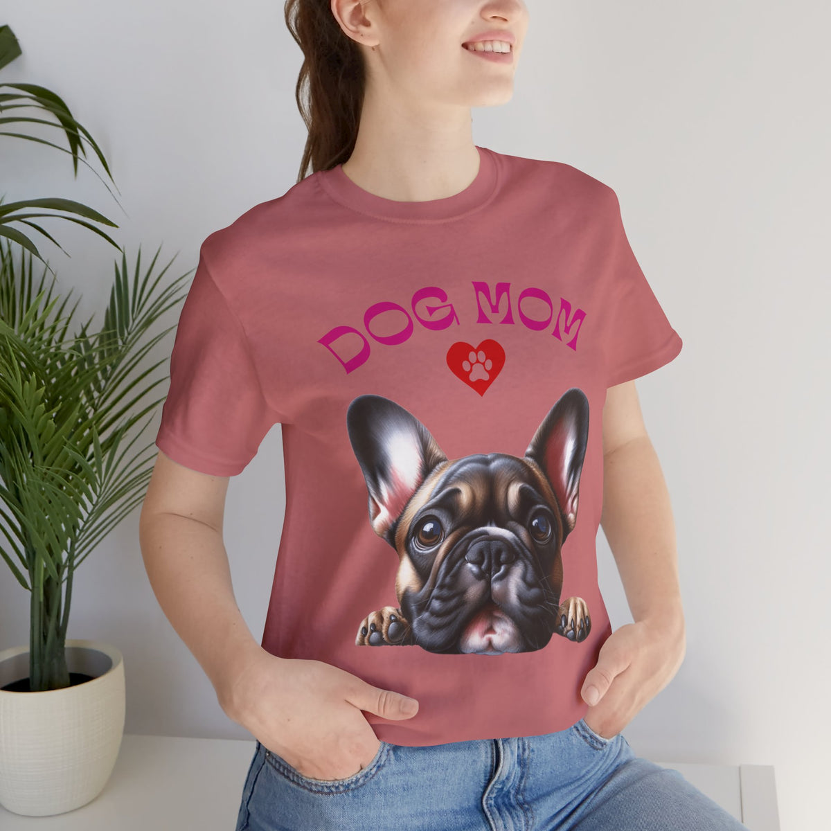 French Bulldog Mom T‑Shirt — Cute French Bulldog Graphic Tee