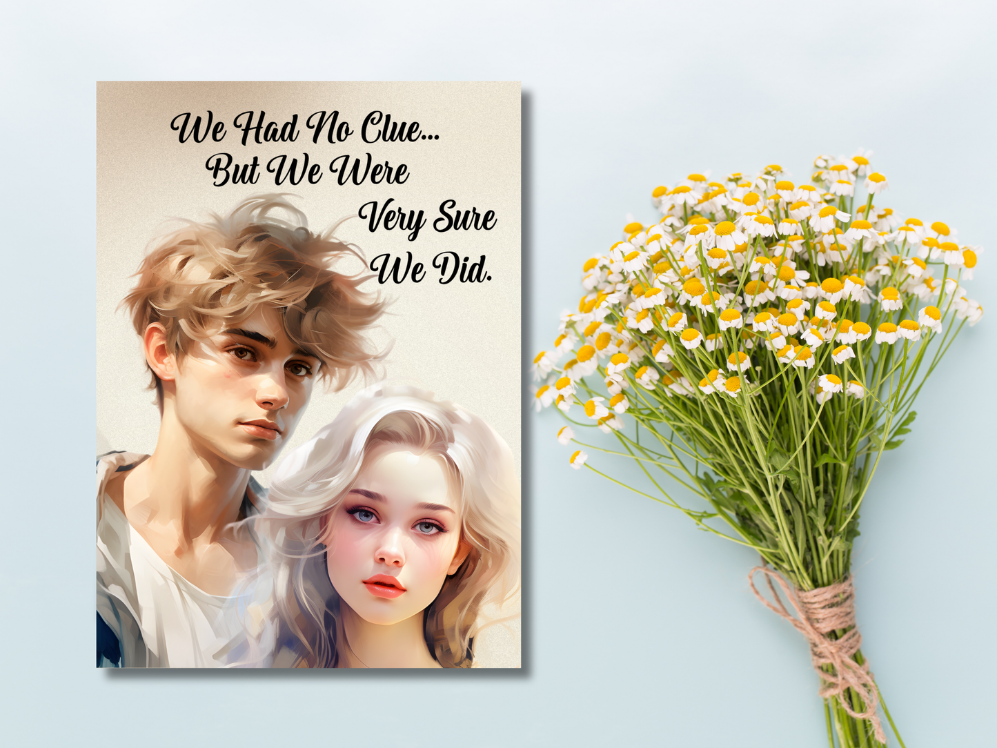 The Know It All Years Collection Greeting Card: Teen nostalgia Puppy Love We Had No Clue...But We Were Very Sure We Did.