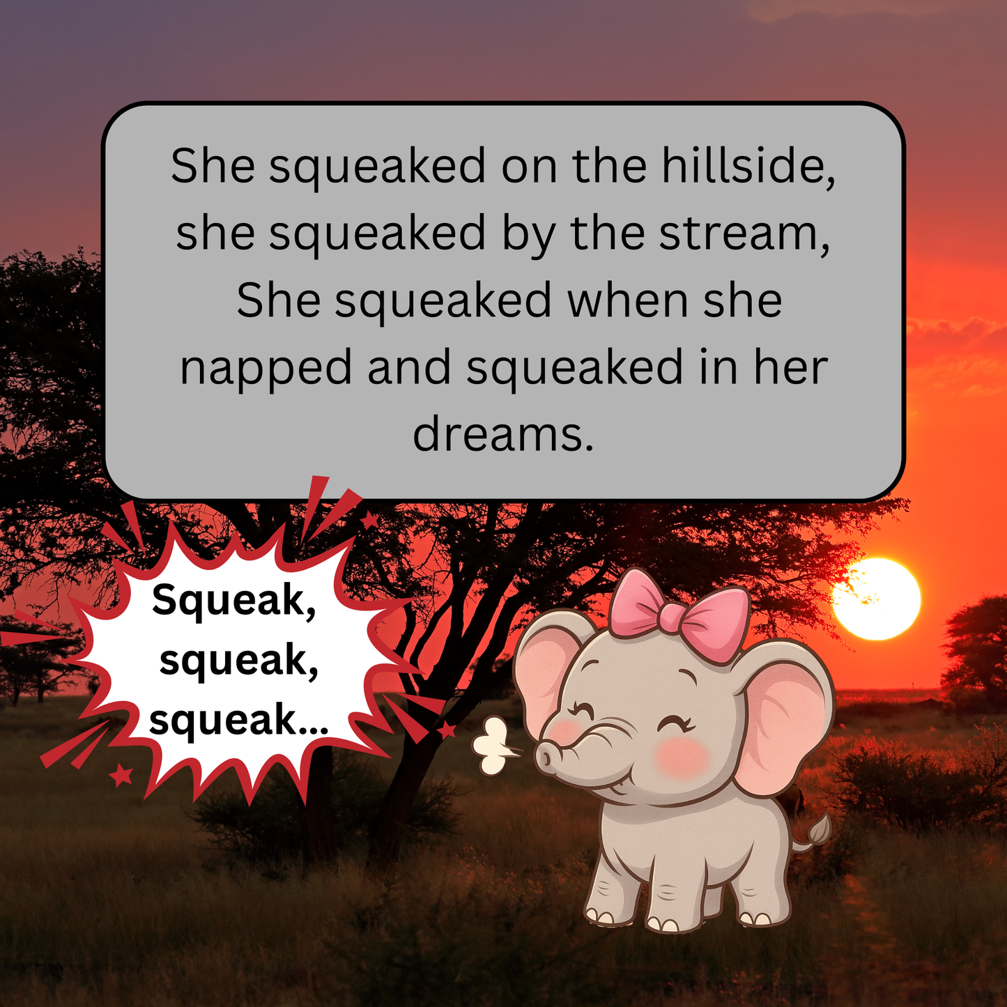 Lil’ Noots Toots: A Cute Elephant Story About Courage, Perseverance.