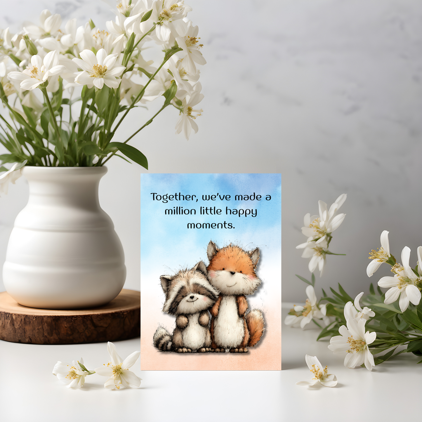 The Forever Friends Collection Greeting Cards: Together We've Made a Million Little Happy Moments