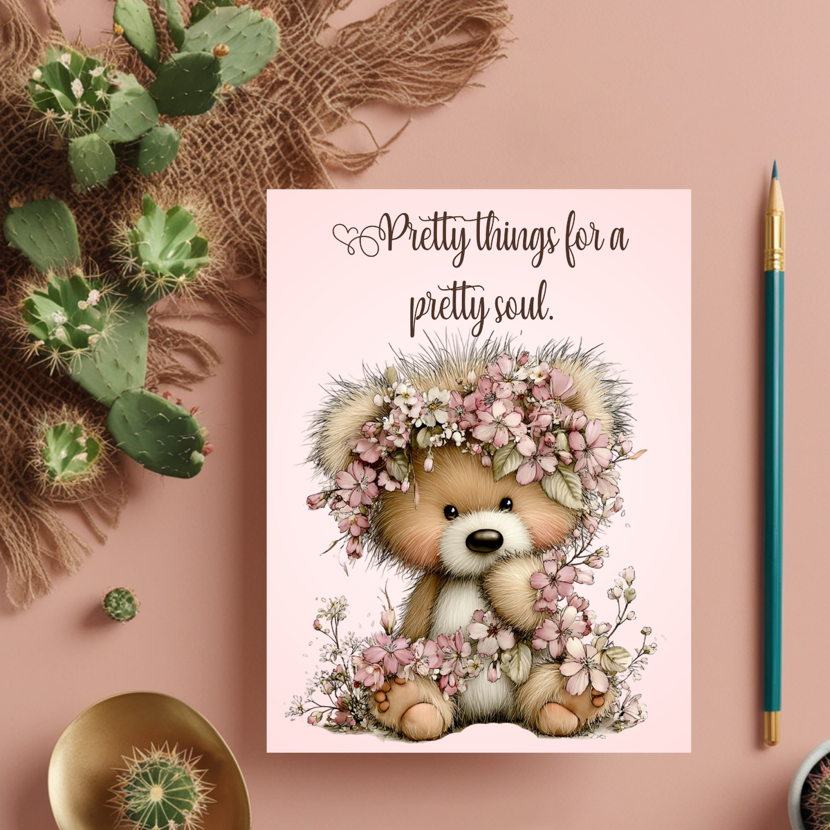 The Beautiful Blossom Bear Collection Greeting Cards: Pretty Things for a pretty soul