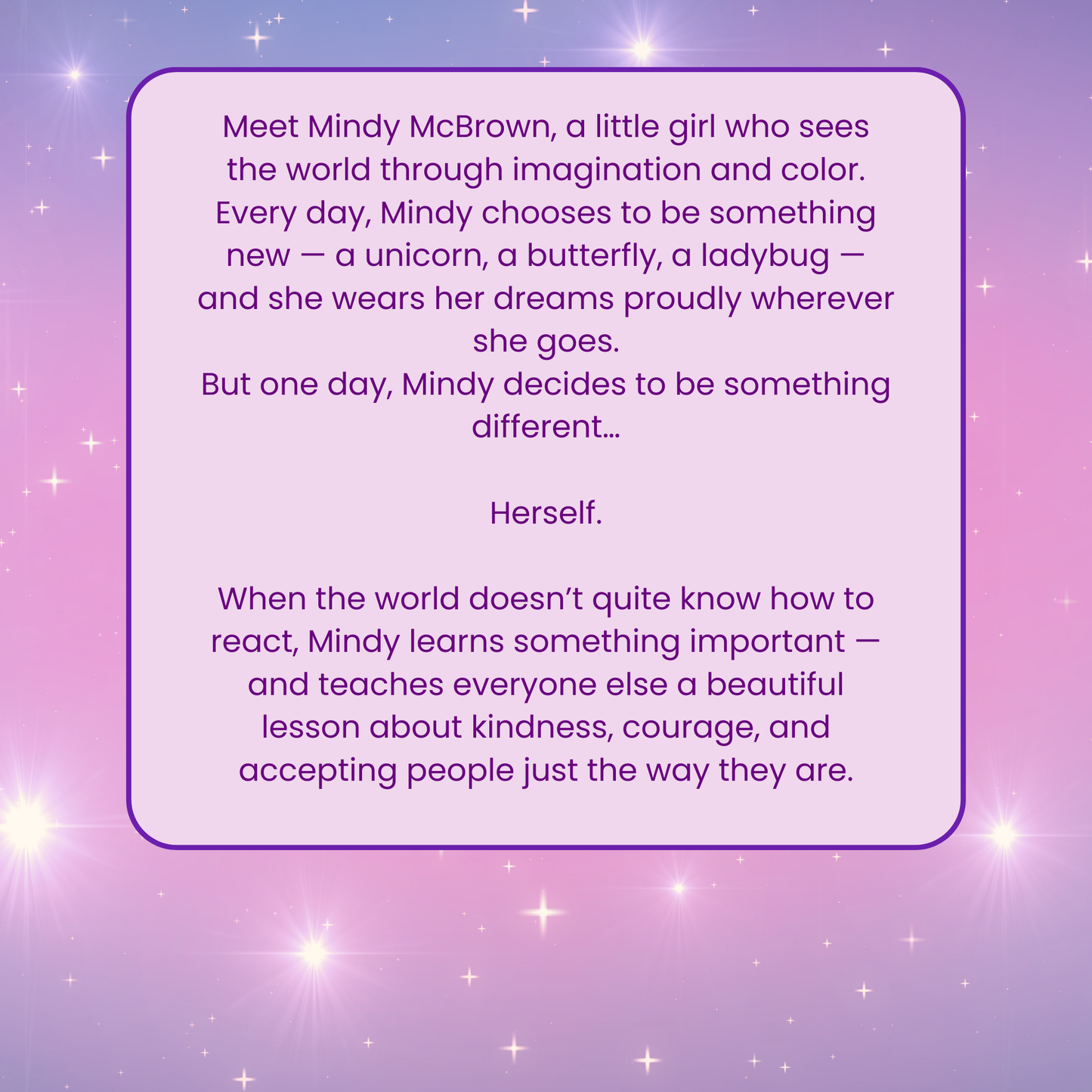 The Wonderful World of Mindy McBrown: A Story of Confidence & Friendship