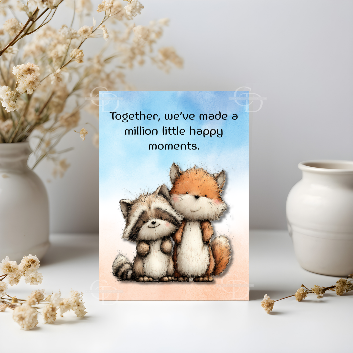 The Forever Friends Collection Greeting Cards: Together We've Made a Million Little Happy Moments