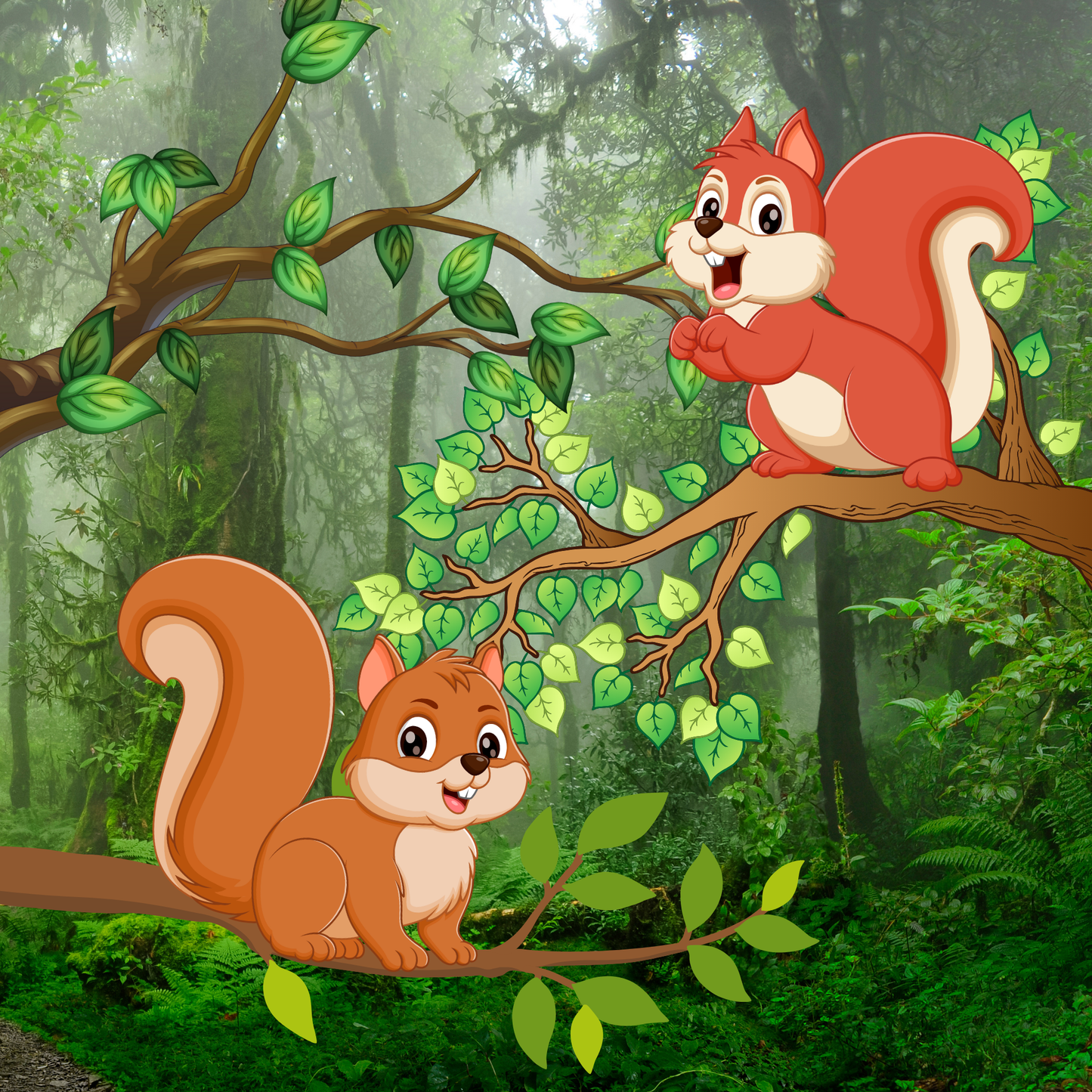 The Day the Forest Smiled: Adorable Happy Forest Tale