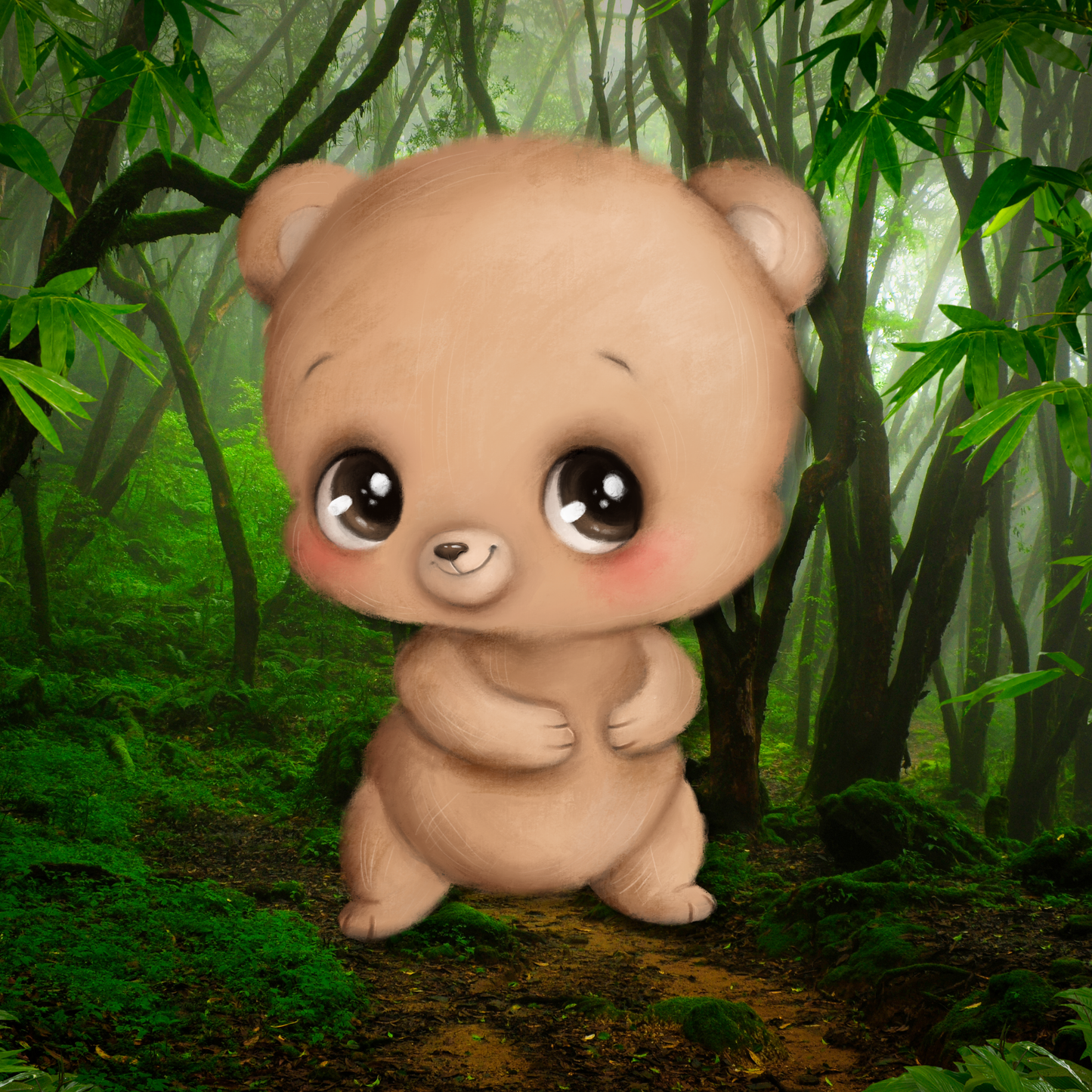 The Day the Forest Smiled: Adorable Happy Forest Tale