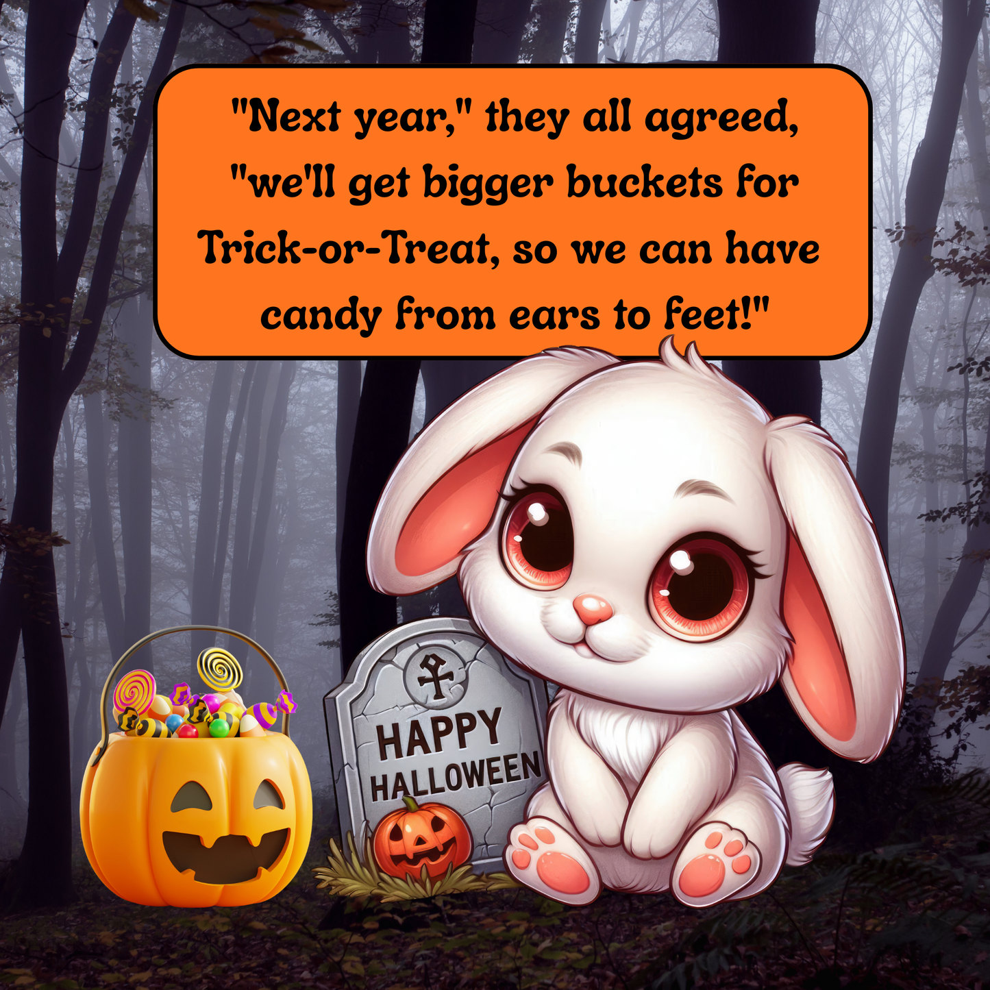 The Bunny Boo Crew Go Trick or Treating: A Not-So-Spooky Halloween Tale