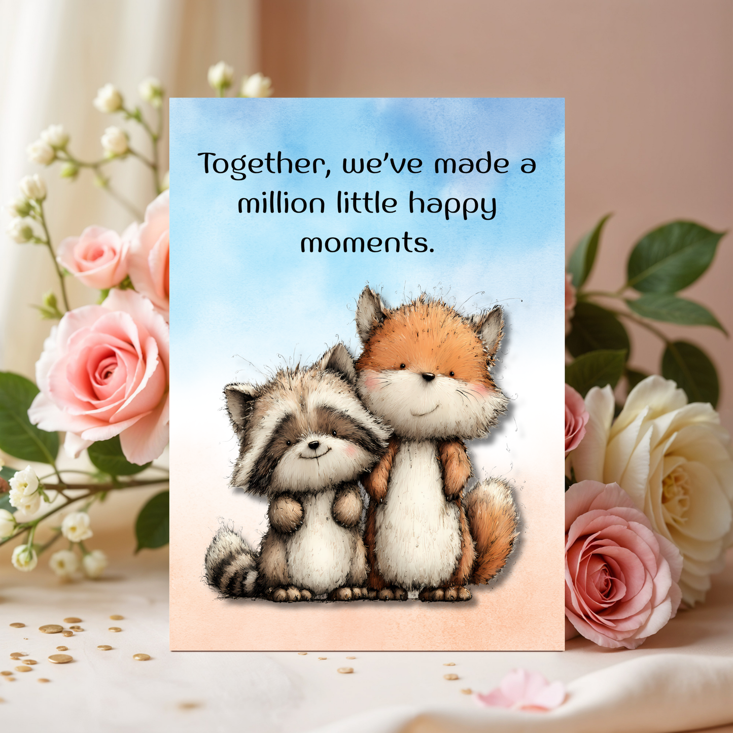The Forever Friends Collection Greeting Cards: Together We've Made a Million Little Happy Moments