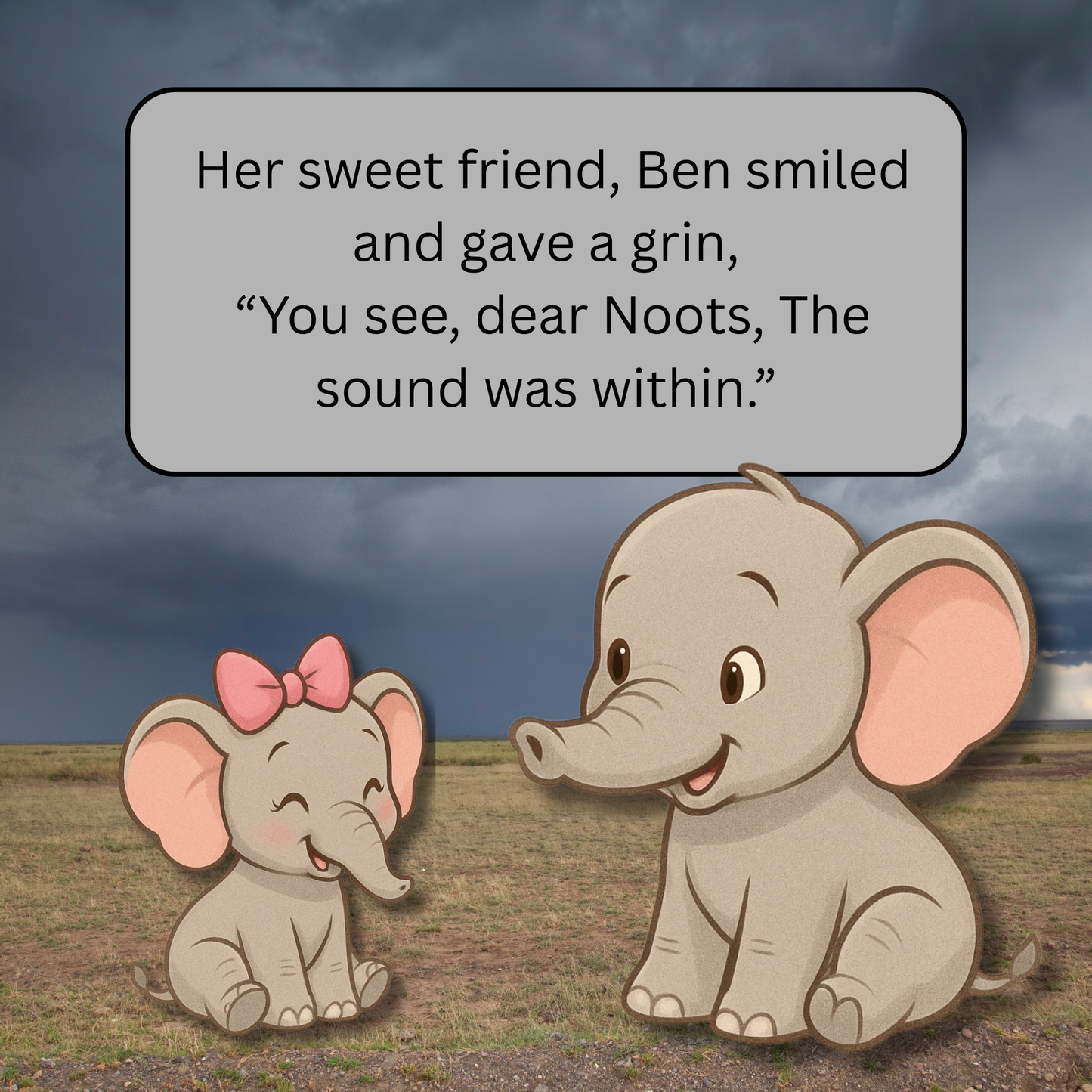 Lil’ Noots Toots: A Cute Elephant Story About Courage, Perseverance.