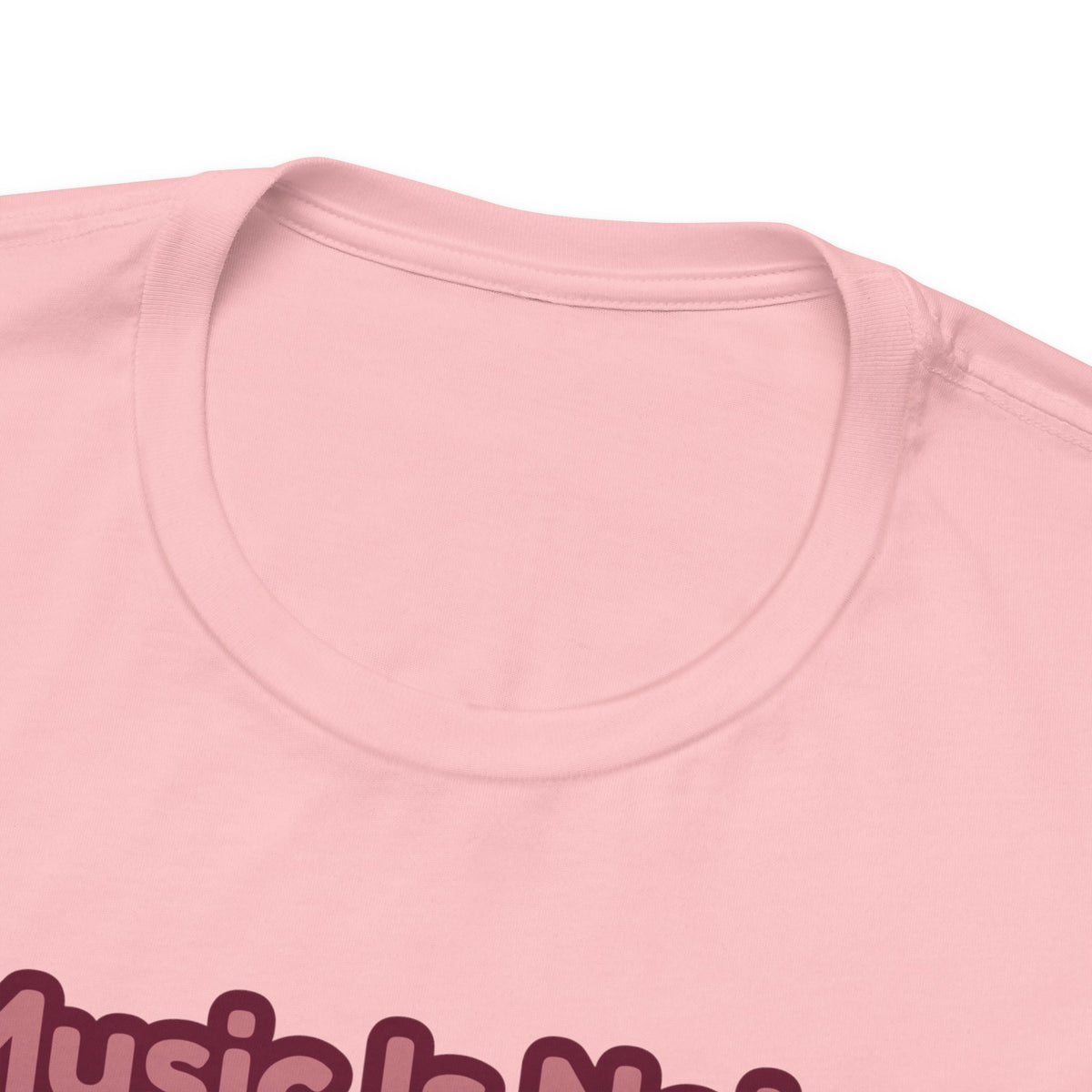 Music Is Not a Hobby It's a Heartbeat Tee - Cute Girl Guitar Graphic T-Shirt