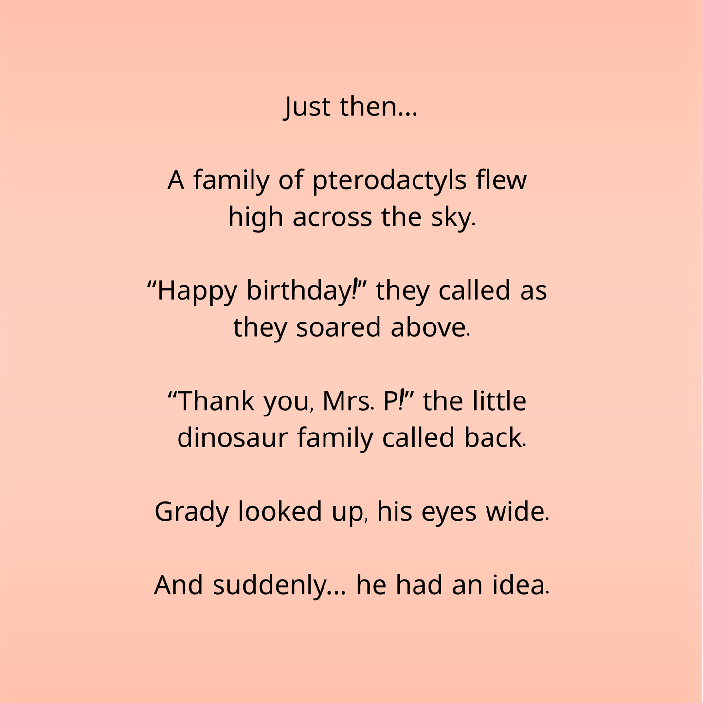 Grady's Birthday Wish: A Dinosaur Birthday Story Book