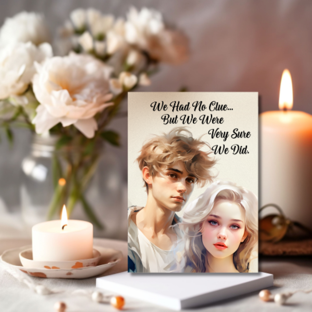 The Know It All Years Collection Greeting Card: Teen nostalgia Puppy Love We Had No Clue...But We Were Very Sure We Did.