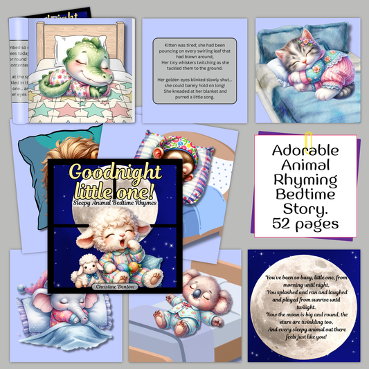 Goodnight Little One: Sleepy Animal Bedtime Rhymes