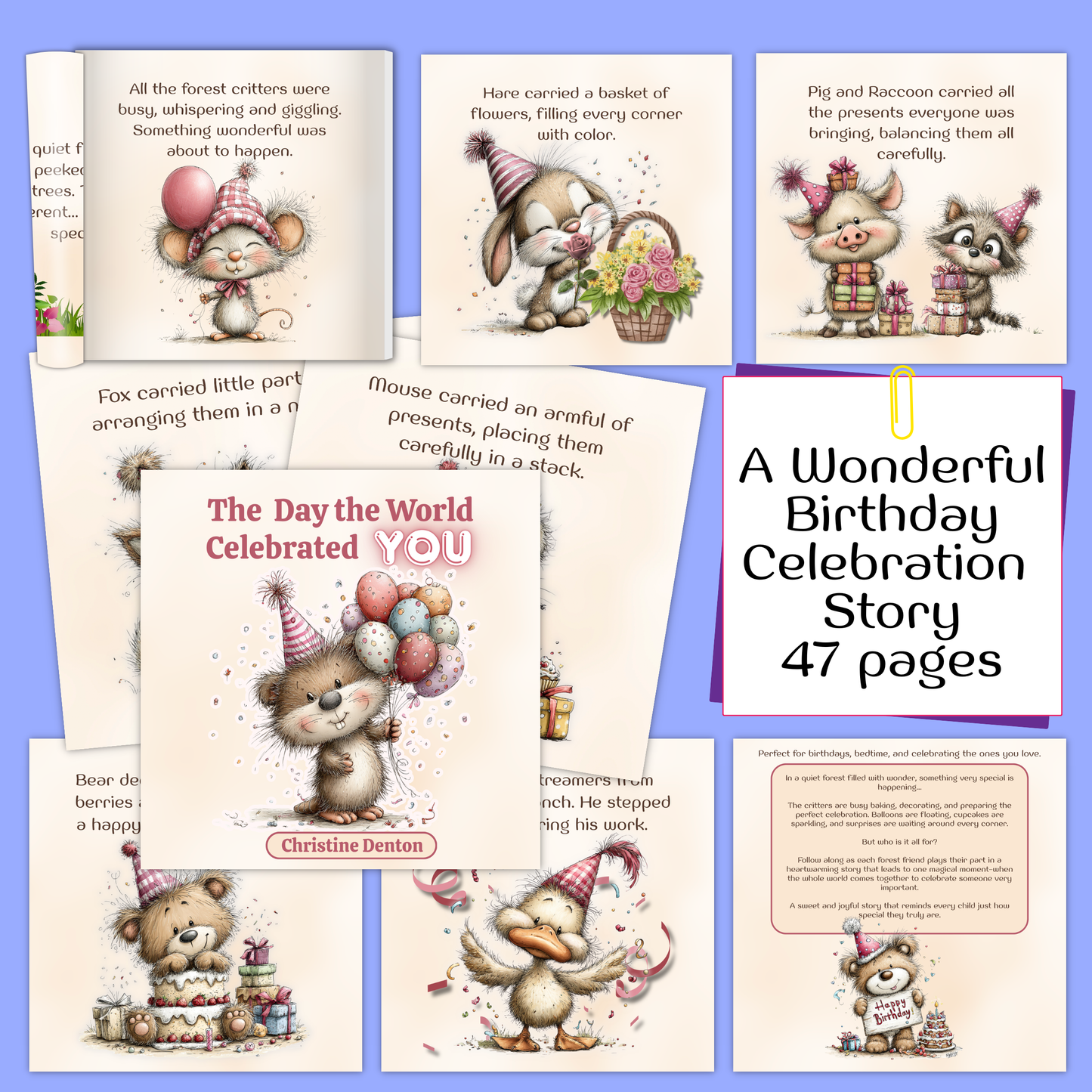 The Day The World Celebrated You: A Magical Birthday Party