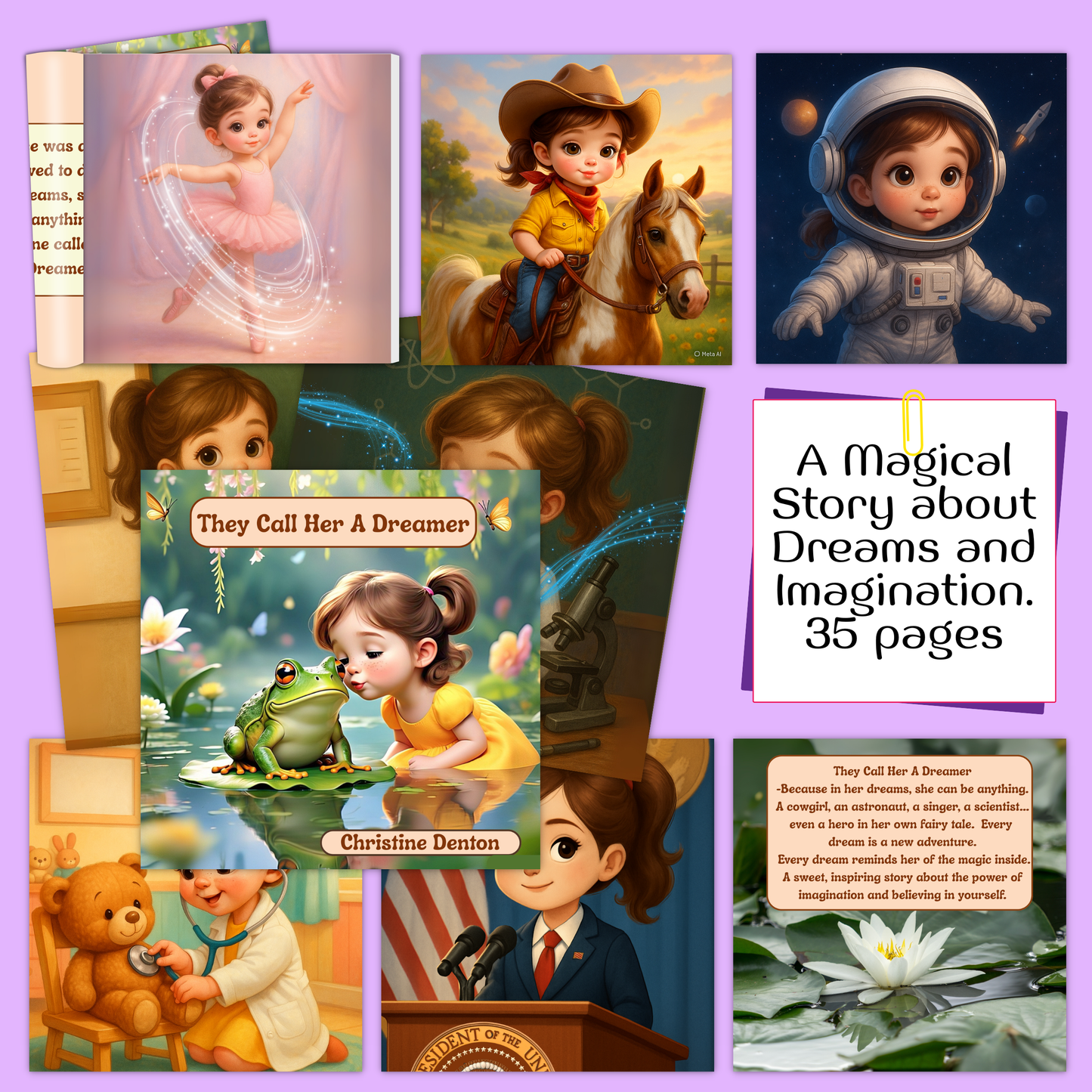 They Call Her a Dreamer: A Wonderful Story About Using Your Imagination