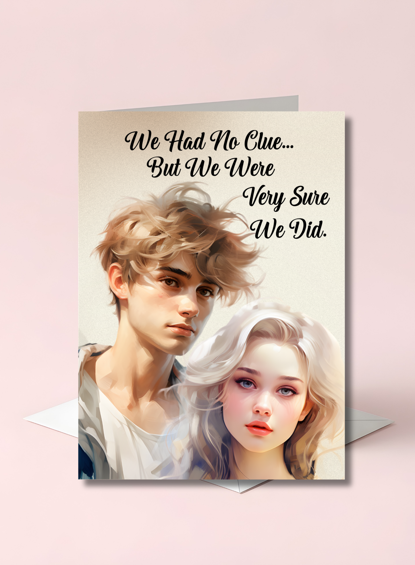 The Know It All Years Collection Greeting Card: Teen nostalgia Puppy Love We Had No Clue...But We Were Very Sure We Did.