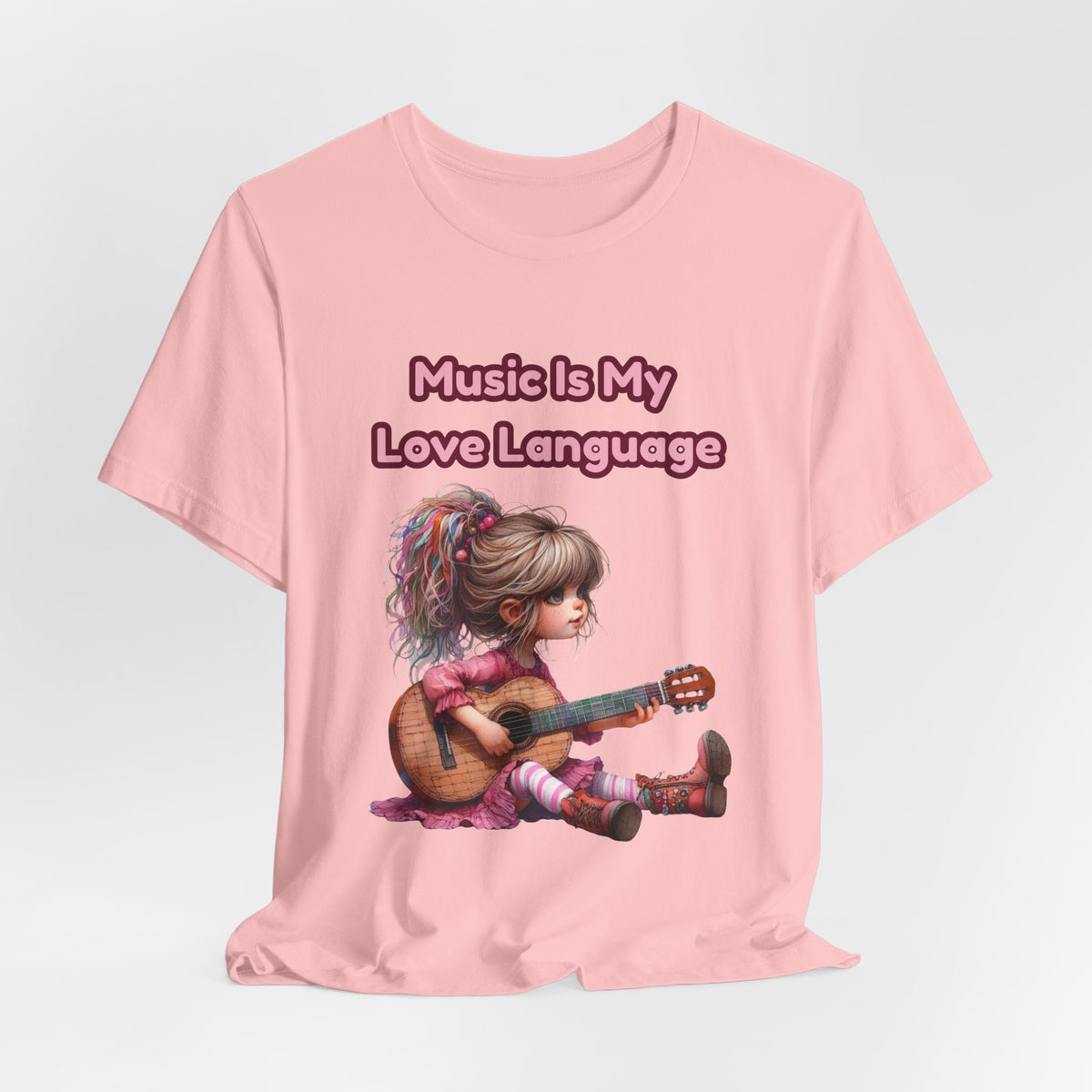 Music Is My Love Language Guitar Tee