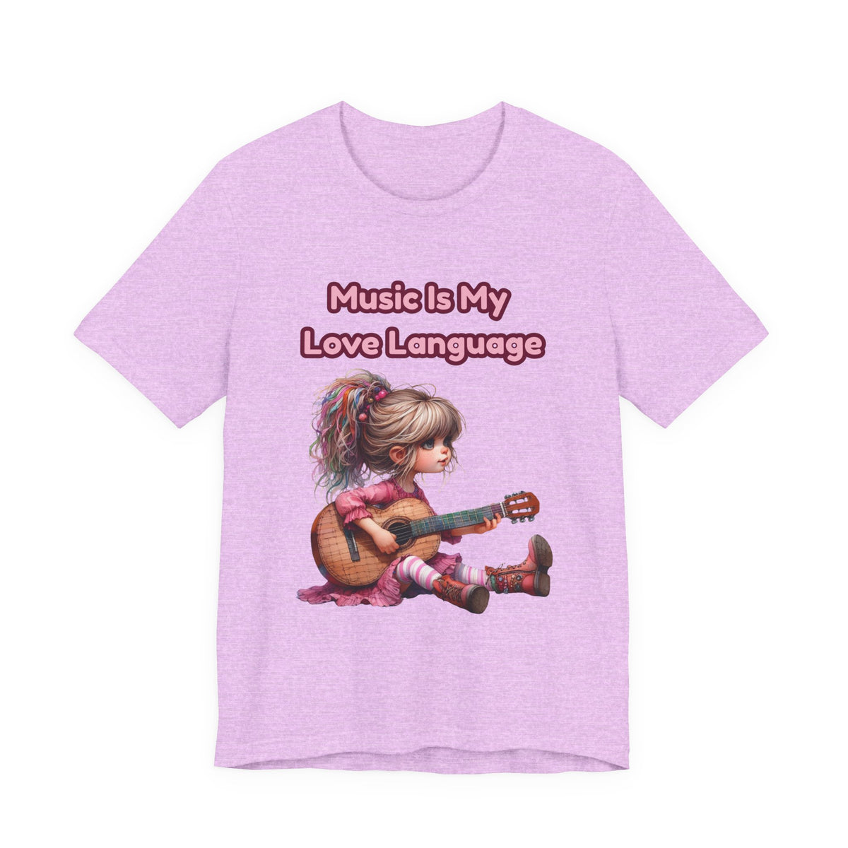 Music Is My Love Language Guitar Tee