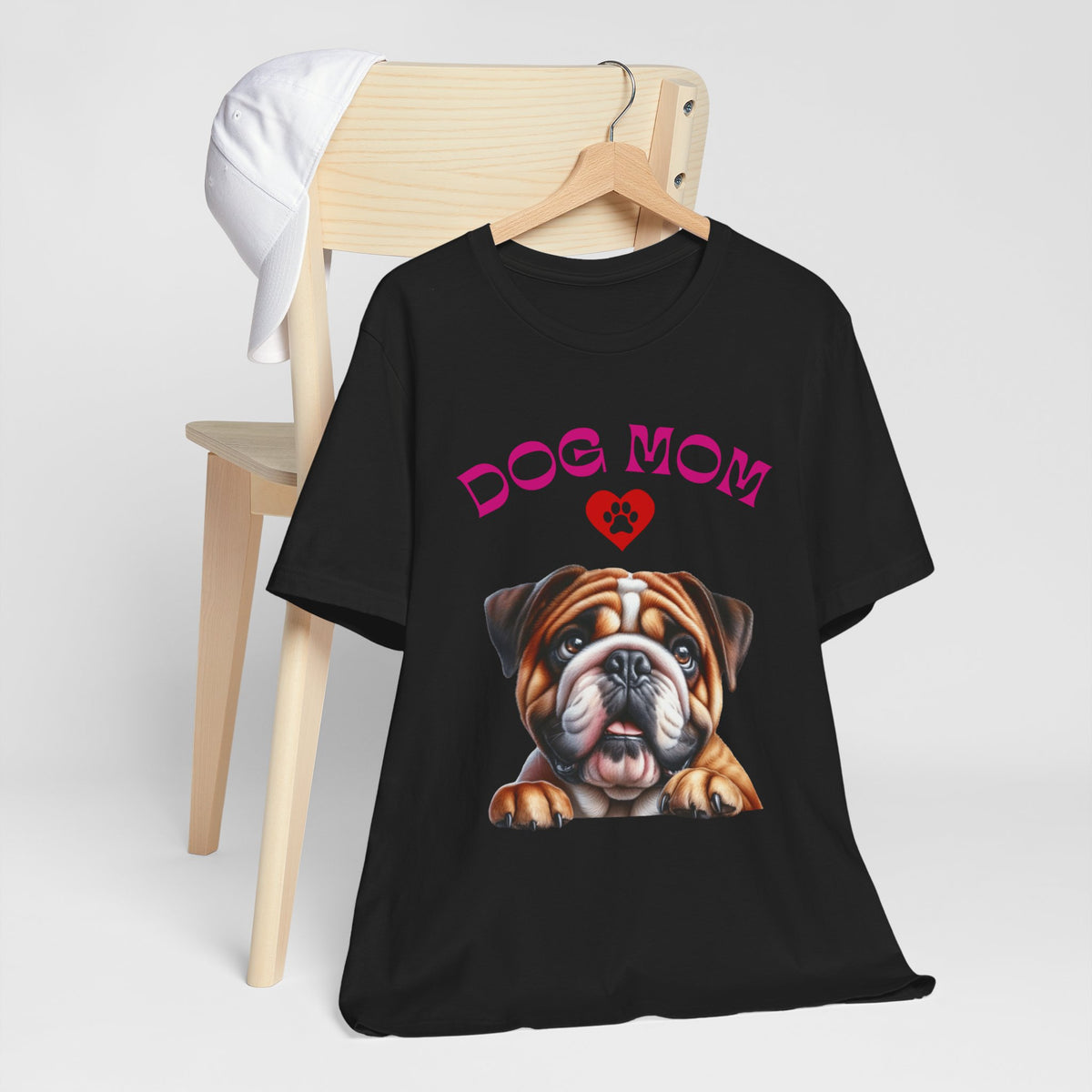 Bulldog Mom Tee — Cute Bulldog Graphic T-Shirt for Pet Lovers