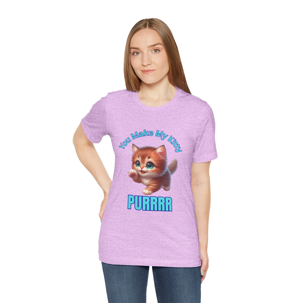 Cute Kitten 'You Make My Kitty PURRRR' T-Shirt