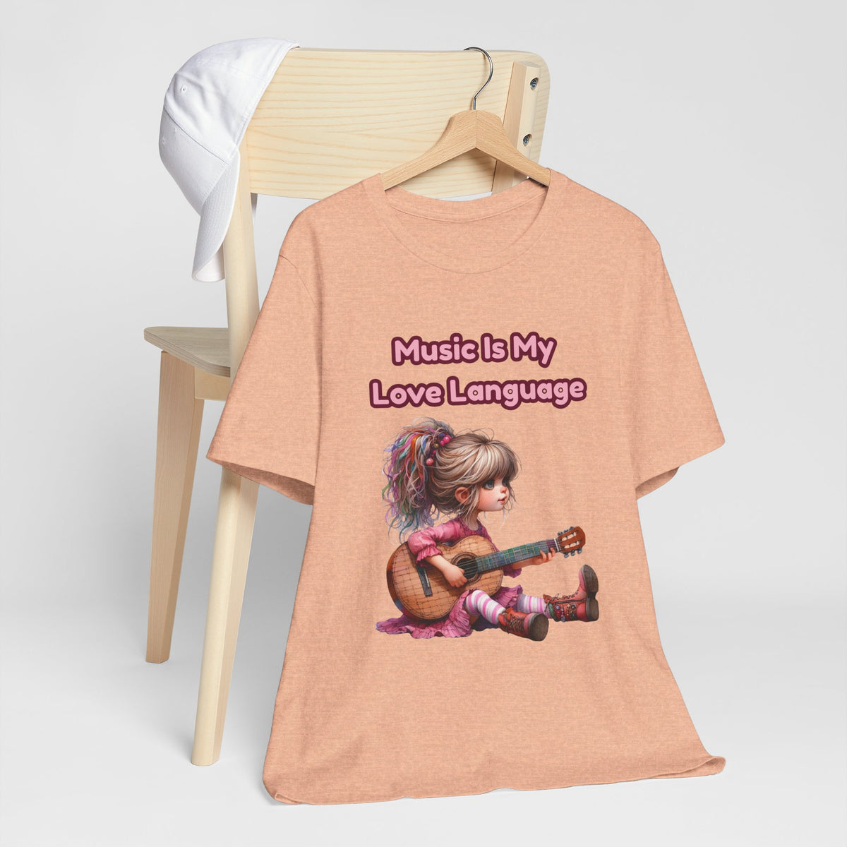 Music Is My Love Language Guitar Tee