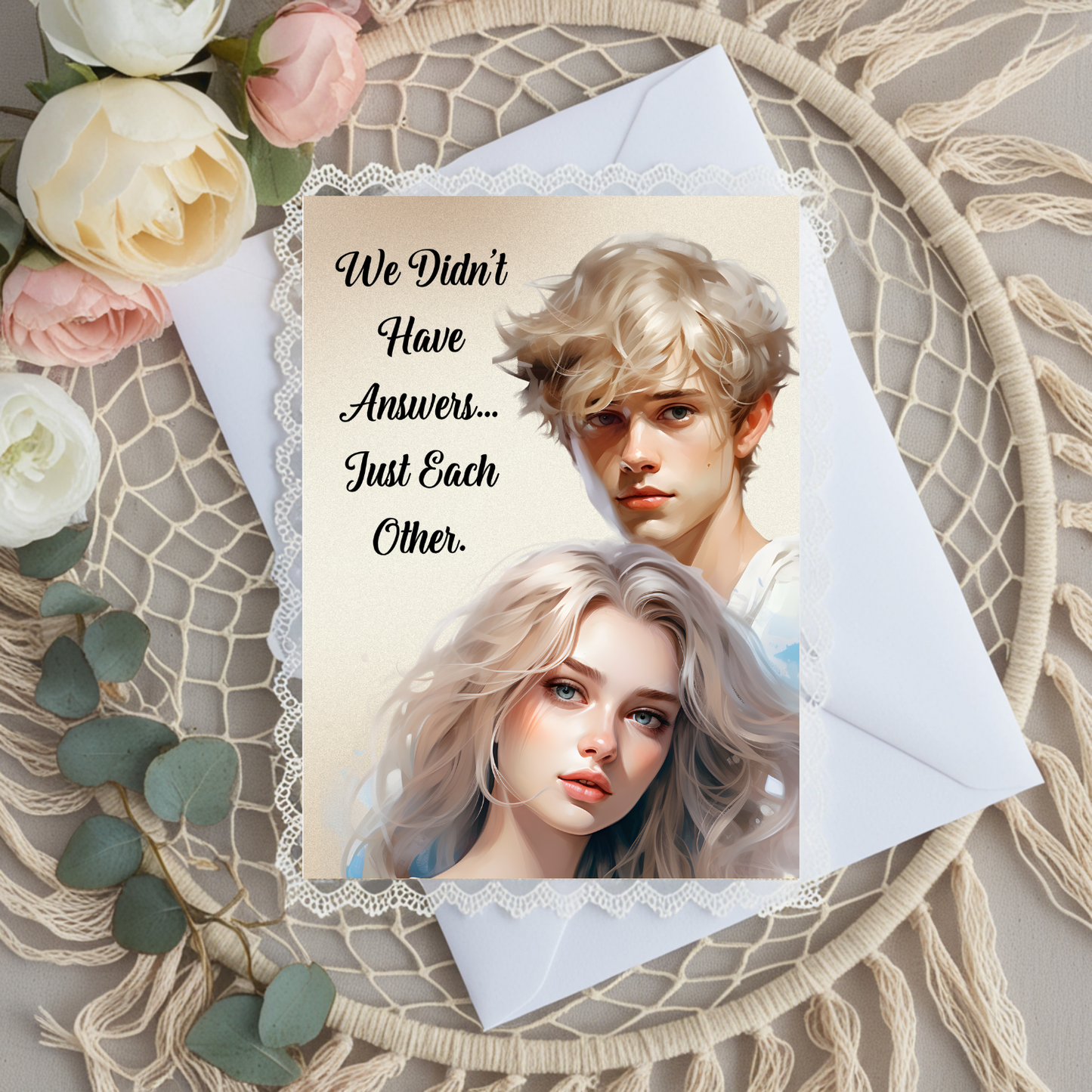 The Know It All Years Collection Greeting Card: Teen nostalgia We Didn't Have Answers, Just Each Other