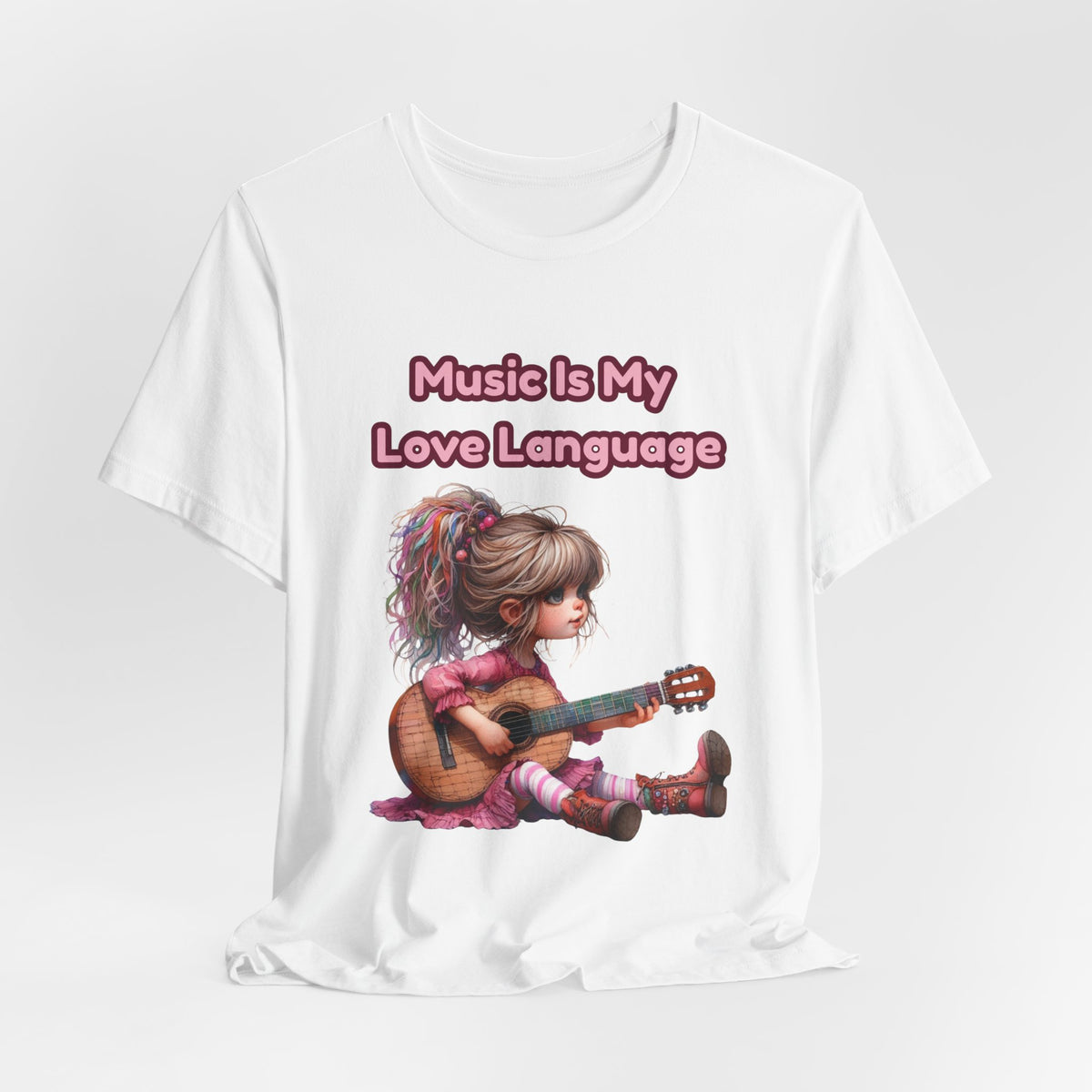 Music Is My Love Language Guitar Tee