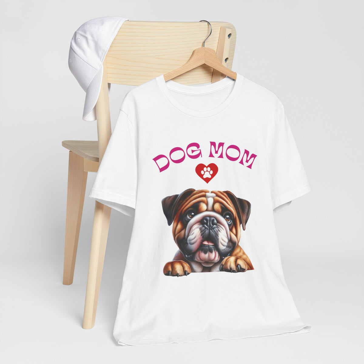 Bulldog Mom Tee — Cute Bulldog Graphic T-Shirt for Pet Lovers