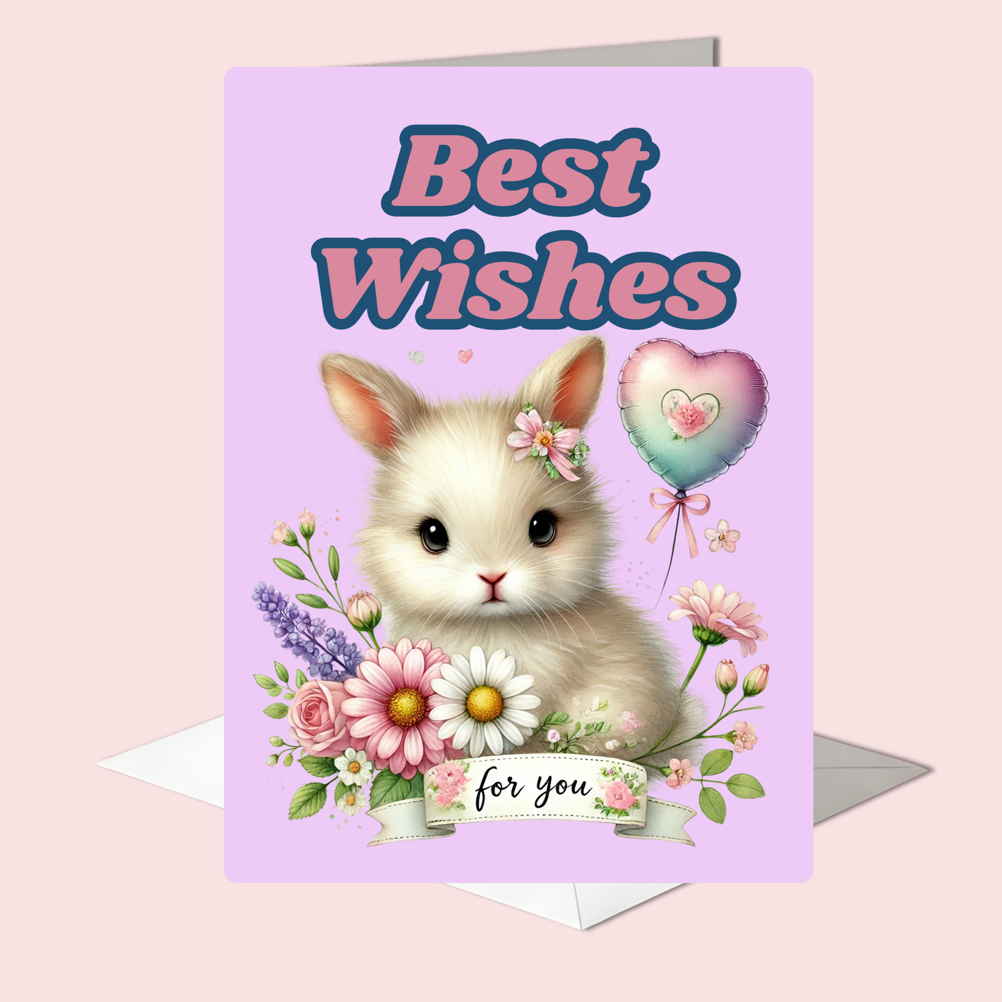 The Bunny Wishes Collection Greeting Cards: Best Wishes