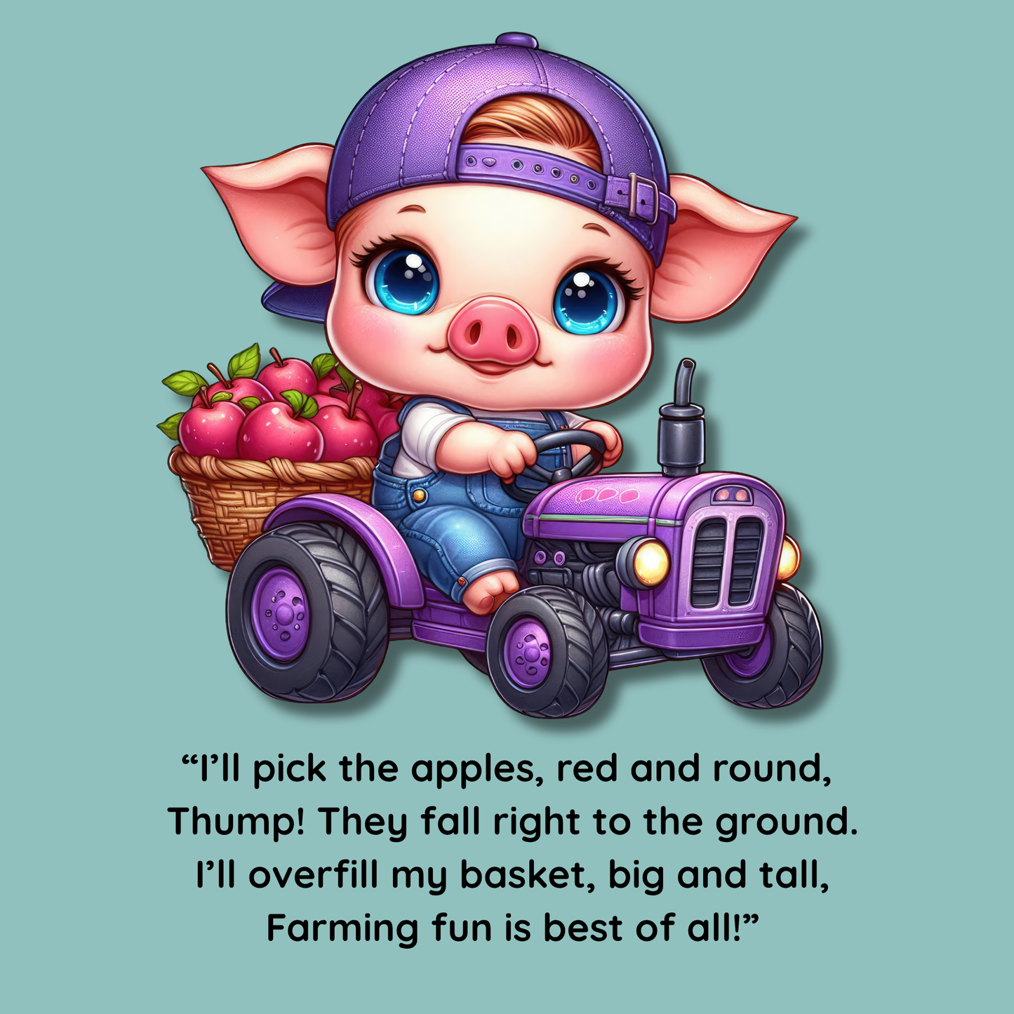 When I Grow Up I Want to be a Farmer Children's Book, Delightful Animal Images