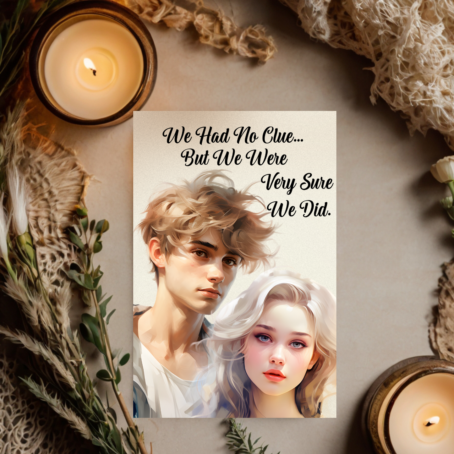 The Know It All Years Collection Greeting Card: Teen nostalgia Puppy Love We Had No Clue...But We Were Very Sure We Did.