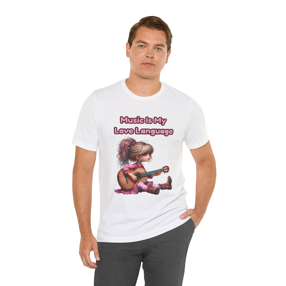 Music Is My Love Language Guitar Tee